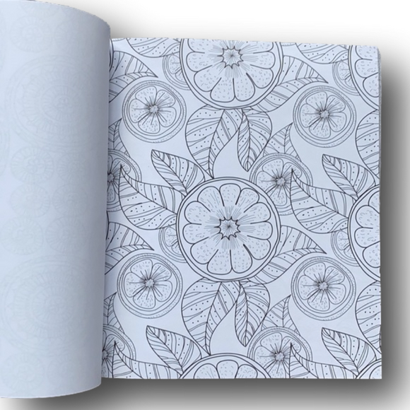 Stress Less Adult Coloring Book - Peaceful Patterns - Brand New - Picture 4 of 16